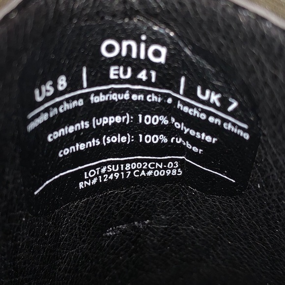 NEW Onia Men’s Levi Sneakers in Deep Sage - Picture 9 of 10